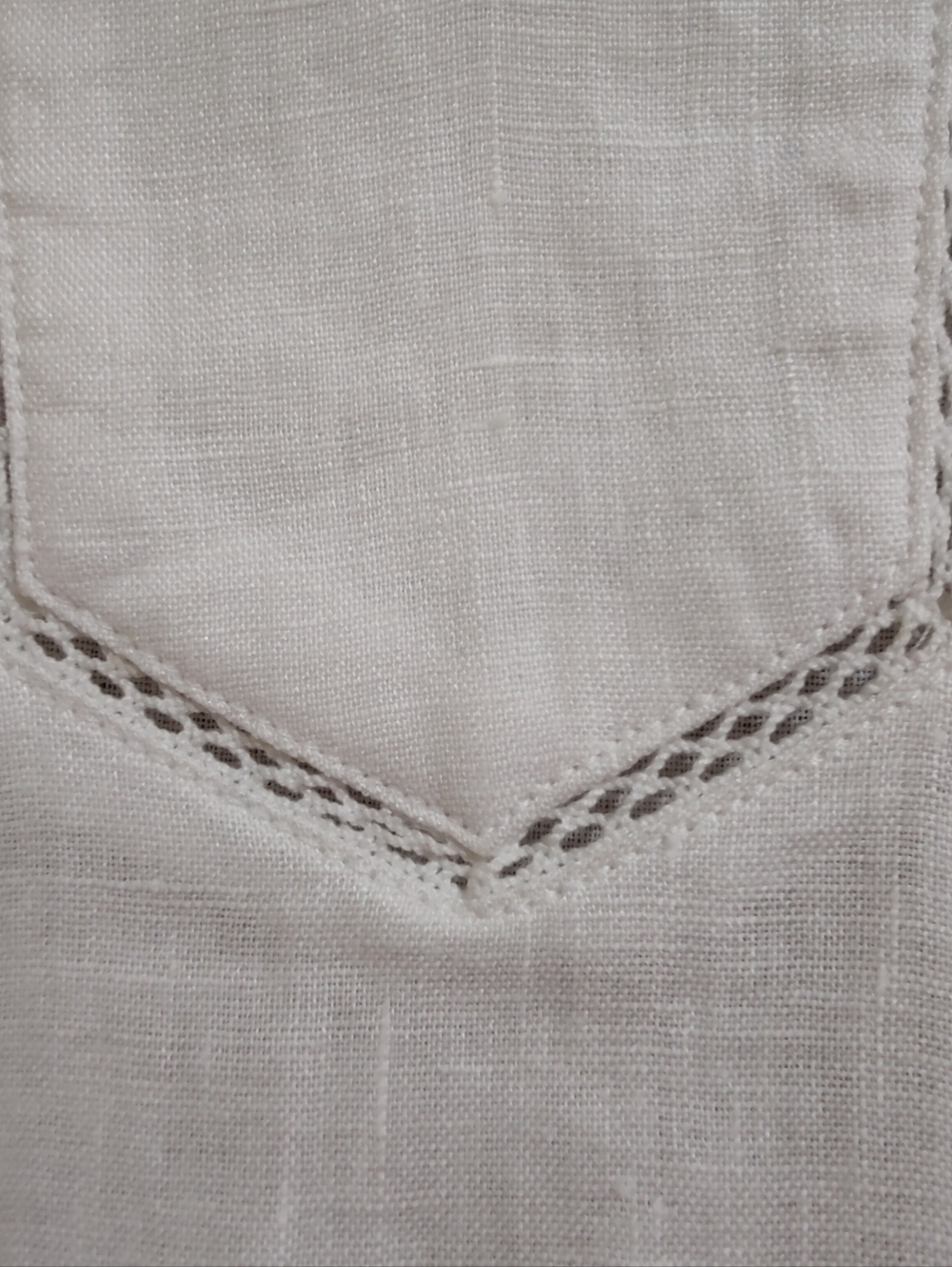 J. McLaughlin Sleeveless Relaxed Fit Linen Tunic Top - White, Size M - Picture 3 of 9